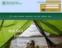 Tablet Screenshot of mybwbank.com